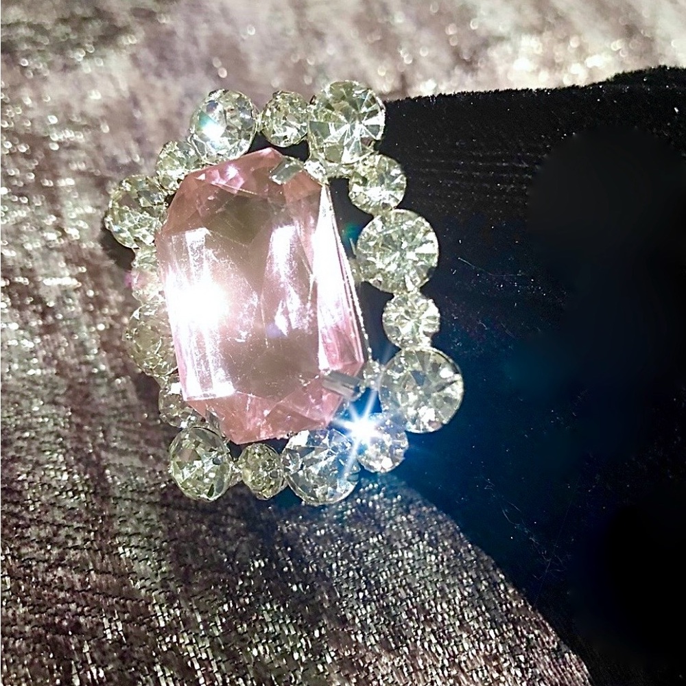 Cocktail Ring - Sweet-pea Pink